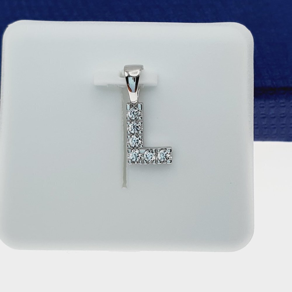 925 Sterling Silver Cubic Zircon Pendant for Women/Girls, US925P1161